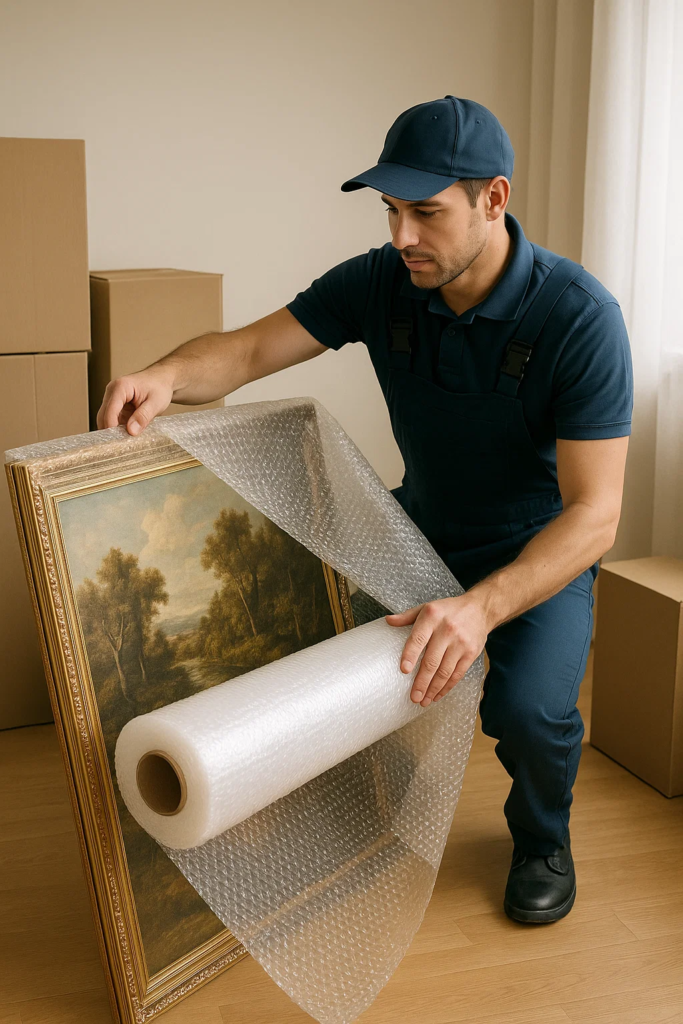 packing artwork safely
