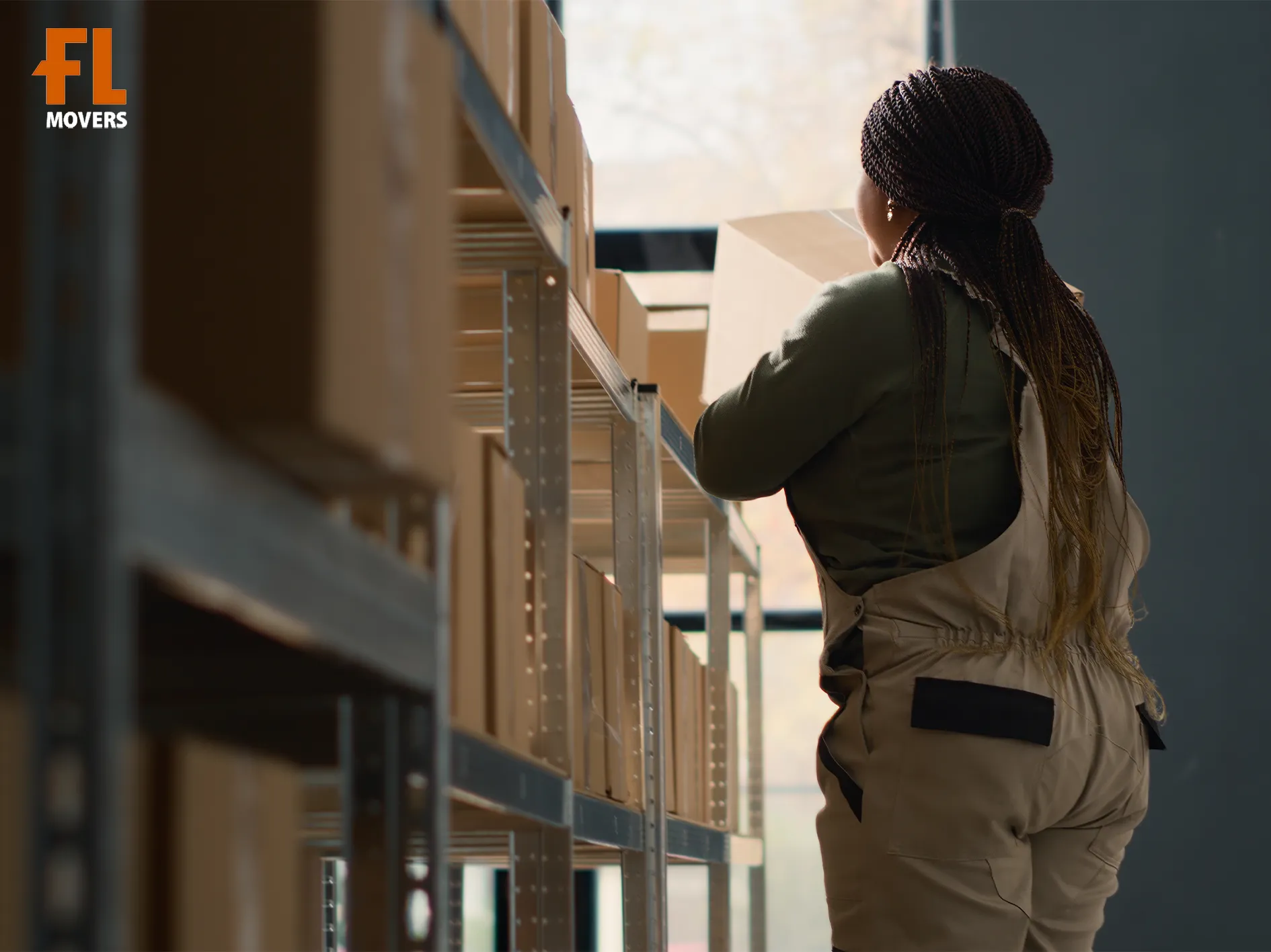 Team Member Loading Customer Boxes Fort Lauderdale Movers Storage Service Team Member Loading Customer Boxes