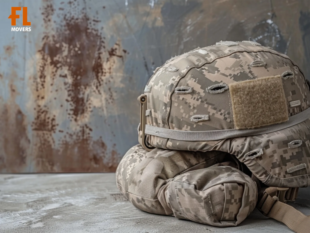 Military Relocation Customer Tactical Helmet Fort Lauderdale Movers Military Relocation Customer Tactical Helmet