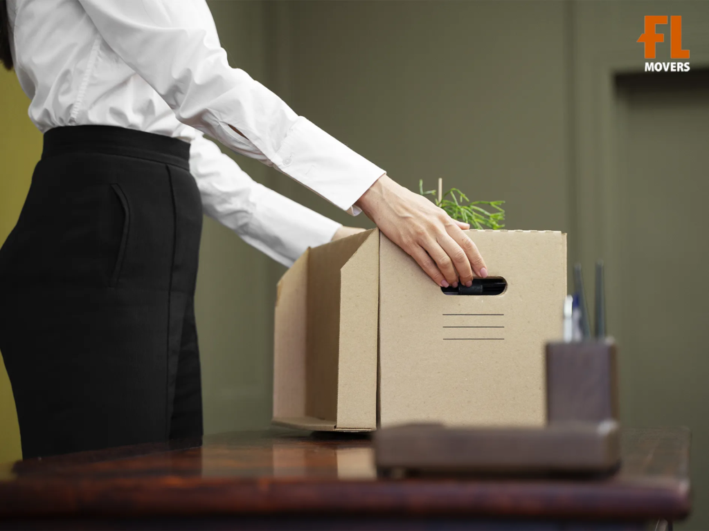 Customer Packed and Loading Box Fort Lauderdale Movers Office Relocation Customer Packed and Loading Box