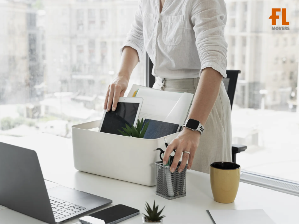 Office Relocation Customer Packing and Loading Box