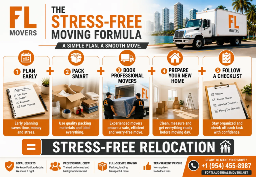 Infographic The Stress-Free Moving Formula