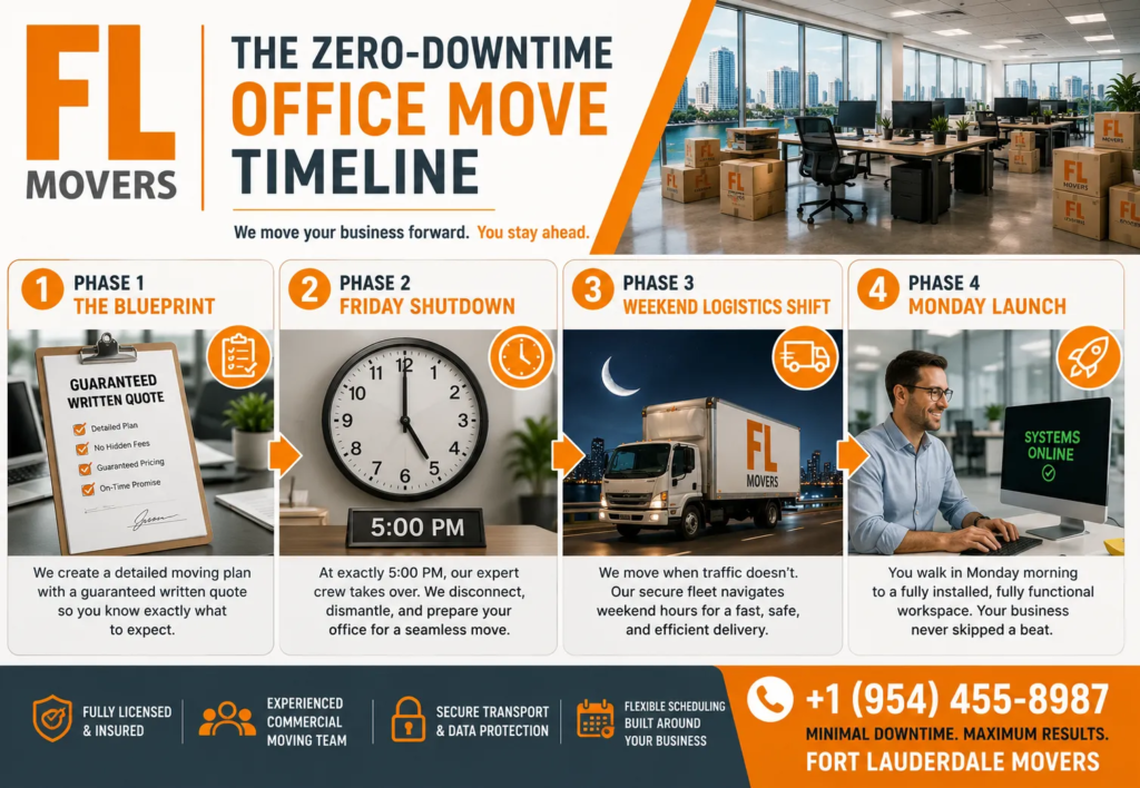 Infographic The Zero-Downtime Office Move Timeline